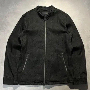 00s mossimo black demim riders jacket