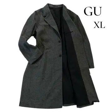 컨디션 최상 배송비 포함 23AW 지유 코지 멜톤 체스터 코트 XL