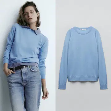 새상품 ZARA 엑스트라 소프트 울 100% 스웨터 M 사이즈