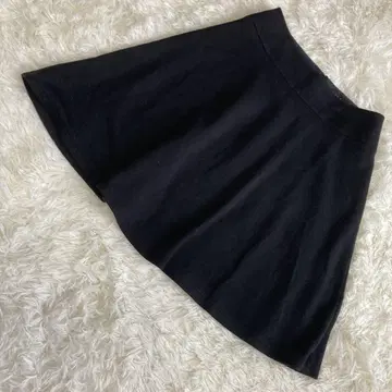 INDIVI 플레어 스커트 블랙 38 깔끔 심플 돌려입기