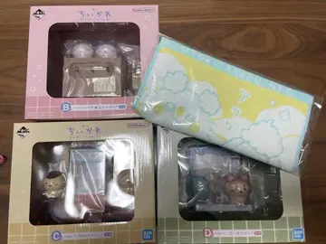 치이카와(먼작귀) 피규어 세트와 타월 제일복권