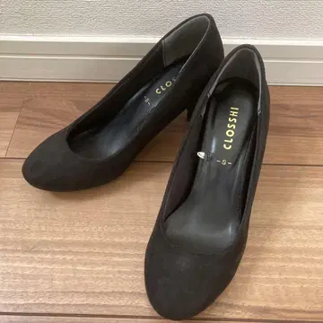 새상품급 퍼 포함 블랙 펌프스 2way S 사이즈