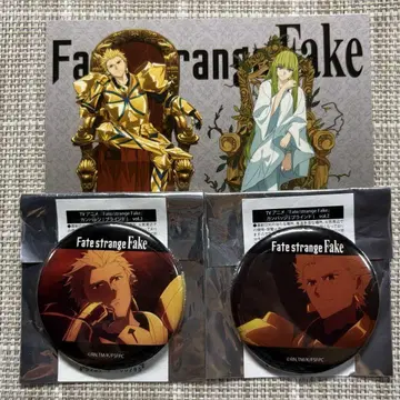 Fate strange Fake 길가메쉬 엘키두 캔뱃지