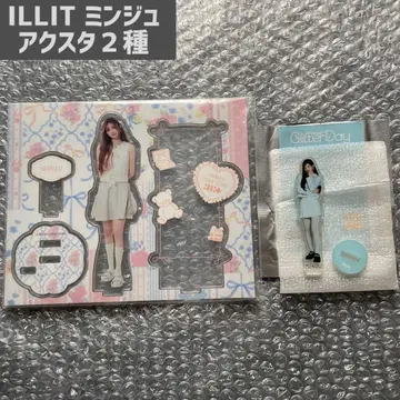 [새상품] ILLIT 민지 MINJU 아크릴 스탠드 2개 세트