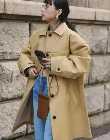 Ameri CASUAL LIKE CAPA COAT 베이지 S 사이즈