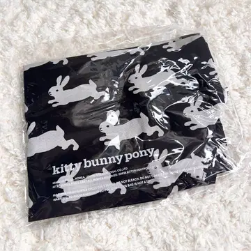 kittybunnypony 토끼 패턴 토트백
