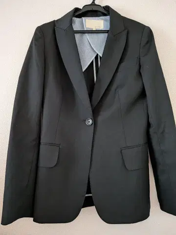 블랙 테일러드 자켓