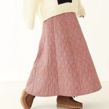 BEAMS BOY 퀼팅 스커트