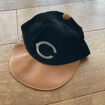 MLB 빈티지 코듀로이 야구 모자 C 로고