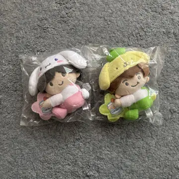 덤 포함: 나니와단시 산리오 클립 마스코트 봉제 인형 미치에다 오하시