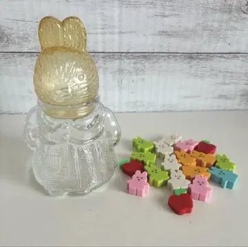 초레어 쇼와 레트로 USAGI BOTTLE 토끼 항아리 지우개