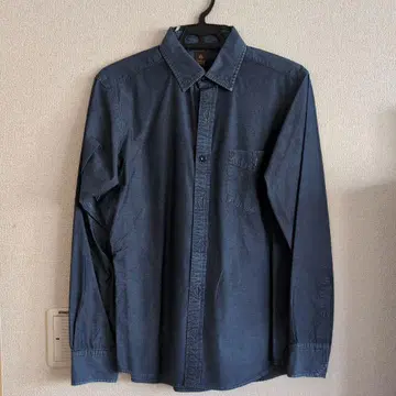 TAKEO KIKUCHI 다크 블루 긴팔 셔츠