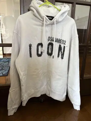 DSQUARED2 화이트 후드티 M