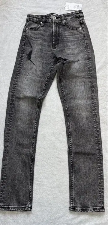 GYDA H/W 이너 RIPPED 스키니 데님 팬츠