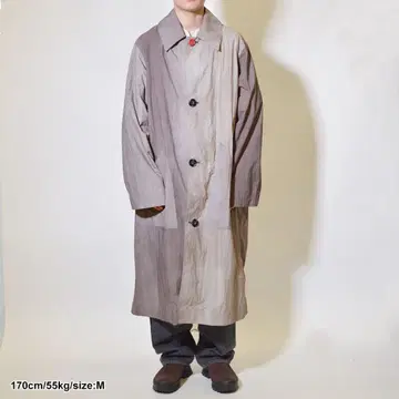 SHINYA KOZUKA ATELIER COAT -CHARCOAL-