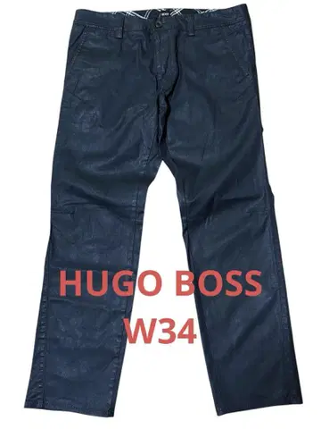 HUGO BOSS 휴고보스 스트레치 팬츠 W34 블랙