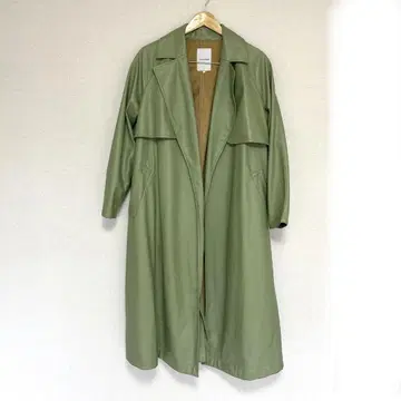 [ JEANASiS ] 비건 가죽 트렌치코트
