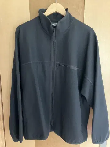 [ 미사용품 ] UNIQLO U 브러쉬드 저지 블루종 다크 그레이 XL