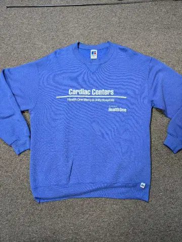 새상품급 RUSSELL Cardiac Centers 빈티지 맨투맨