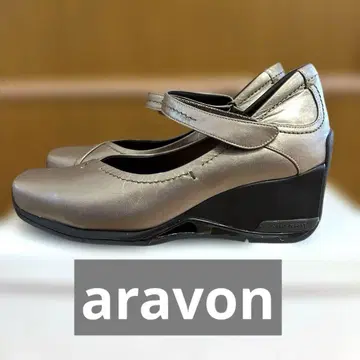[ 미사용 ] aravon 에나멜 23 스트랩 컴포트 펌프스