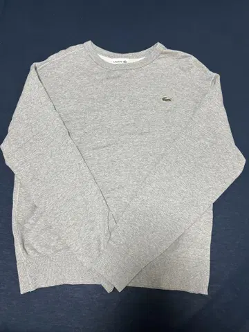 LACOSTE 그레이 트레이닝복 US L