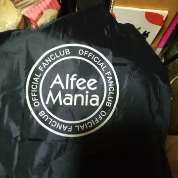 Alfee Mania 공식 팬클럽 굿즈 블랙 에코백