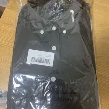 새상품 그레이 버튼 다운 코튼 셔츠