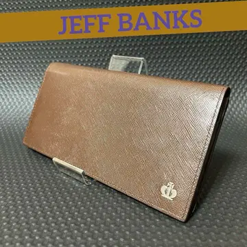 [ 새상품급 ] JEFF BANKS/제프 뱅크스 슬림 롱 지갑 남성용