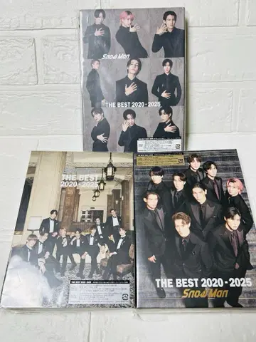 SnowMan THE BEST 베스트 앨범 Blu-ray 3 형태 스노