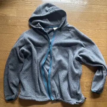 llbean 그레이 플리스 후드 부착 후드티