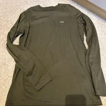 LACOSTE 긴팔 T셔츠 카키