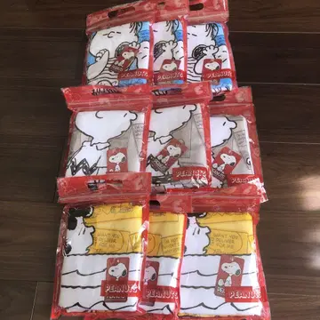 PEANUTS 스누피 타월 9장 세트