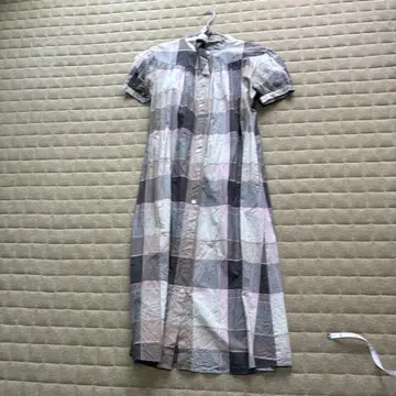 블루 레이블 크레스트브릿지 반팔 롱 셔츠 원피스 38
