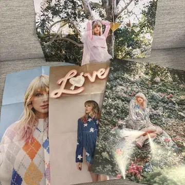 테일러 스위프트 Lover 미니 포스터 4장 세트