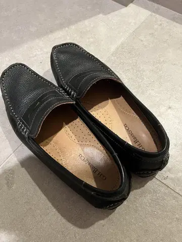G.H.BASS 네이비 가죽 로퍼