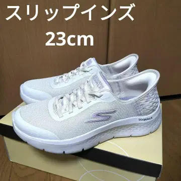 스케쳐스 GOWALK 스니커즈 슬립인즈 화이트 23cm