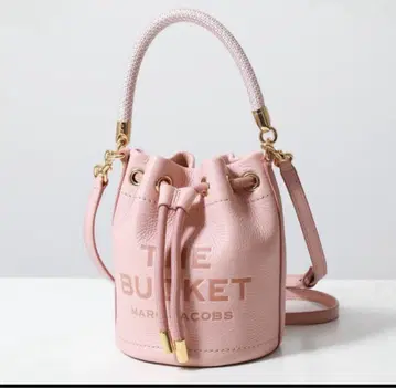 MARC JACOBS THE BUCKET 핑크 숄더백
