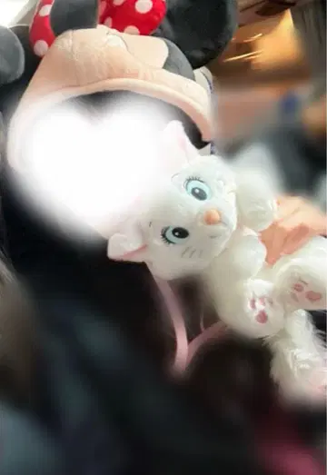 마리 봉제 인형 스트랩 포함 숄더백