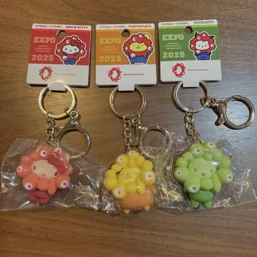 산리오 최애 컬러 미야쿠미야쿠 키링 간사이 만박 EXPO