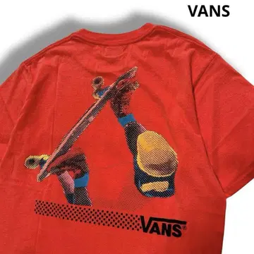 반스 스탠다드 캘리포니아 기무라 타쿠야 T셔츠 체커 레드 S