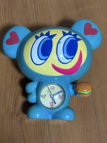나카무라 군 탁상시계 햄버거 포함