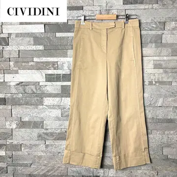 [ 이탈리아제 ] CIVIDINI 치비디니 코튼 와이드 팬츠 치노 팬츠