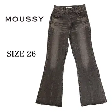 [ MOUSSY ] BLACK FLARE 플레어 블랙 데님 팬츠