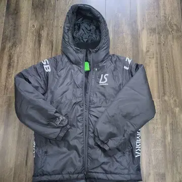 Luz 블랙 다운 코트 후드 부착