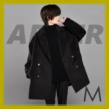 아들러 비버 멜톤 오버 P 코트 M 사이즈 블랙