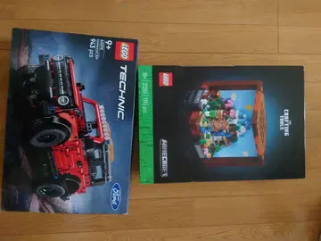 LEGO 마인크래프트 작업대 + 테크닉 브롱코