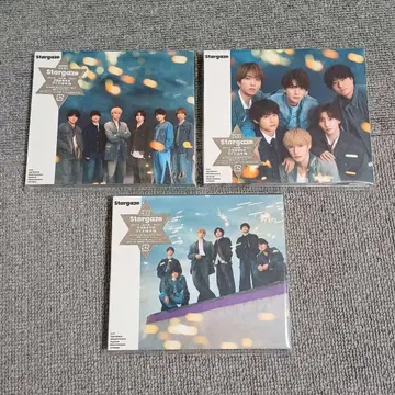 SixTONES stargaze 초회반A 초회반B 일반ver 3형태 세트