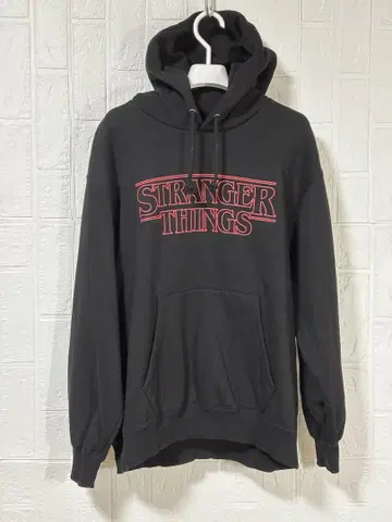 인기 GU STRANGER THINGS 블랙 후드티