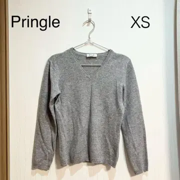 0132 Pringle V넥 스웨터 XS 사이즈 캐시미어 100%