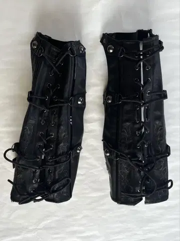 ozz croce 레이스업 자수 액세서리 신발 스커트